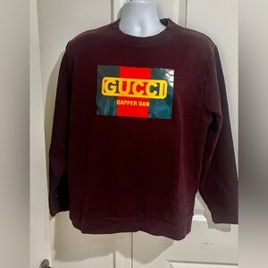 Dapper Dan Gucci 
Men’s sweatshirt Large 
No wear No Tear
